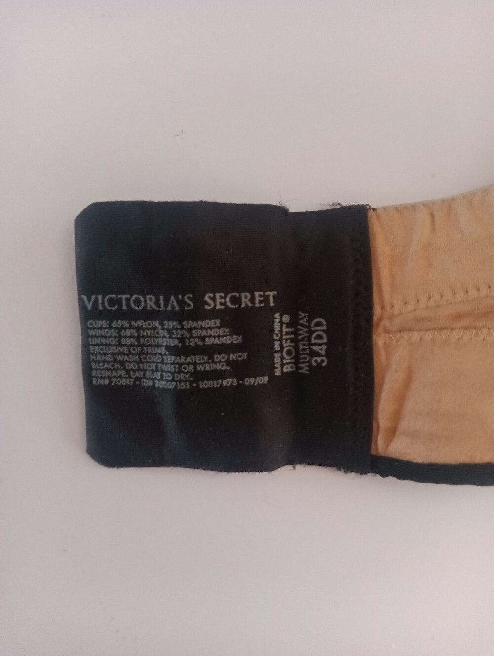 Victorias  Secret Biofit Multi-Way Strapless Bra Black Size 34DD - Picture 5 of 5